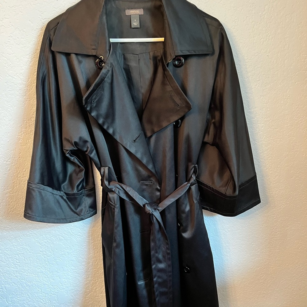 Kenneth Cole satin coat
